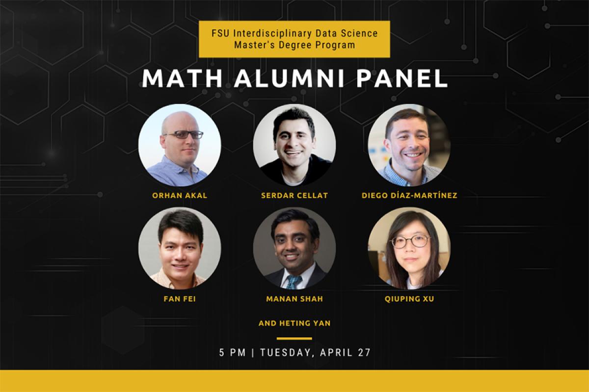 IDS Math alumni panel graphic